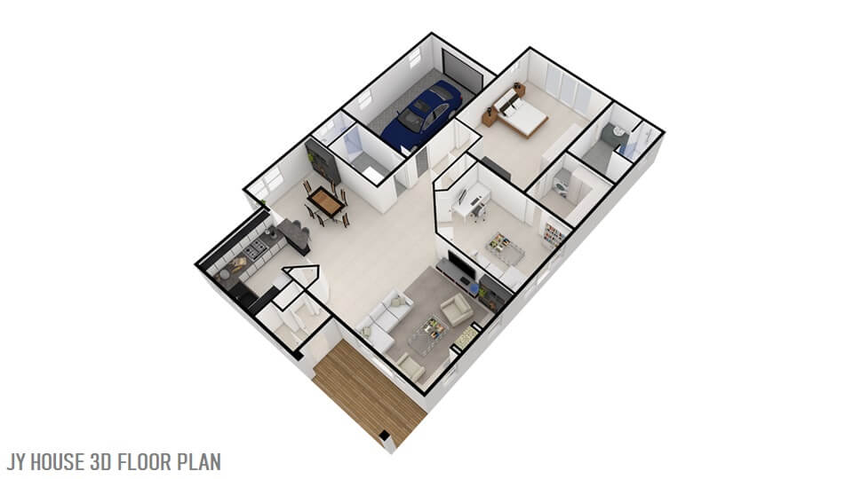 JY HOUSE 3D FLOOR PLAN