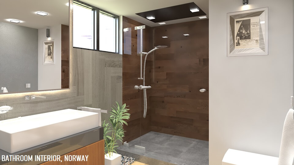 BATHROOM INTERIOR, NORWAY