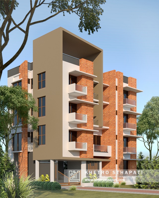 Four Storied Apartment Building