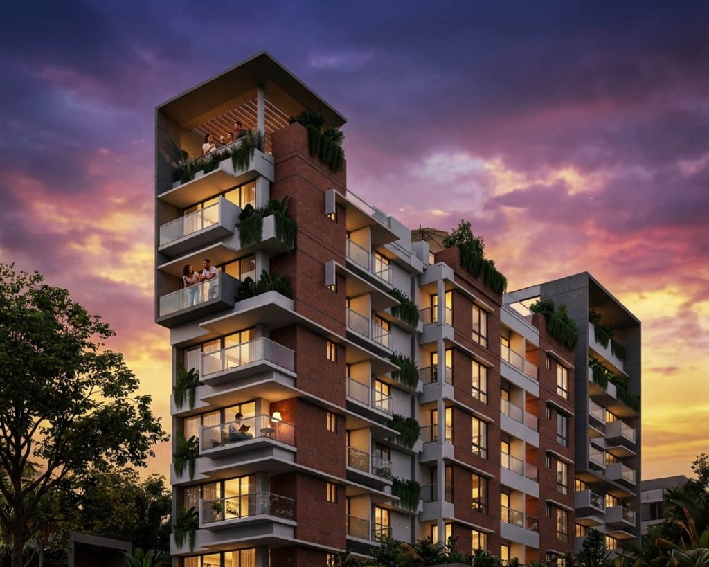 Apartment Building G+7, Aftabnogor - 04