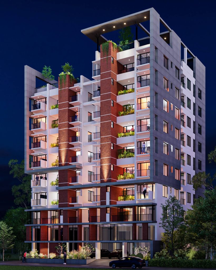 G+8 Apartment Building, Baluchor, Sylhet - 06