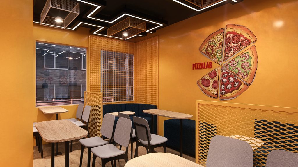 Pizza Lab Shop Interior, Subidbazar - 04