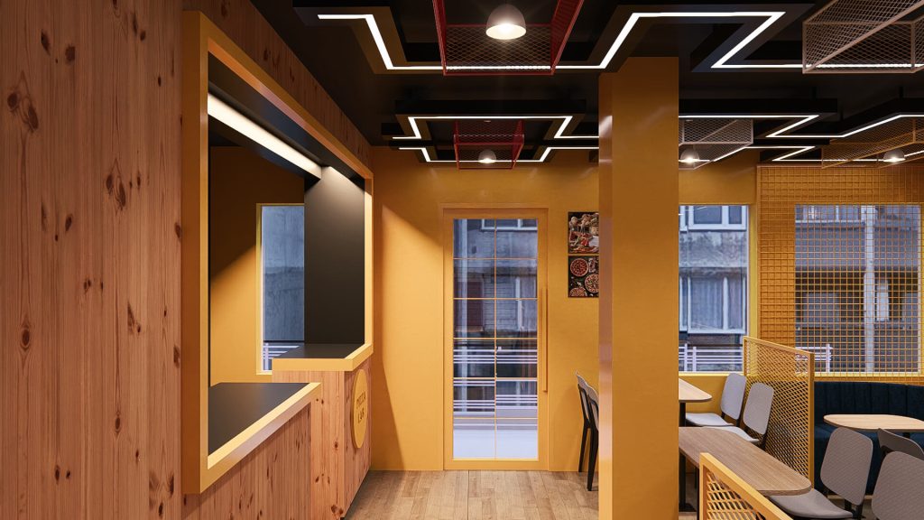 Pizza Lab Shop Interior, Subidbazar - 05
