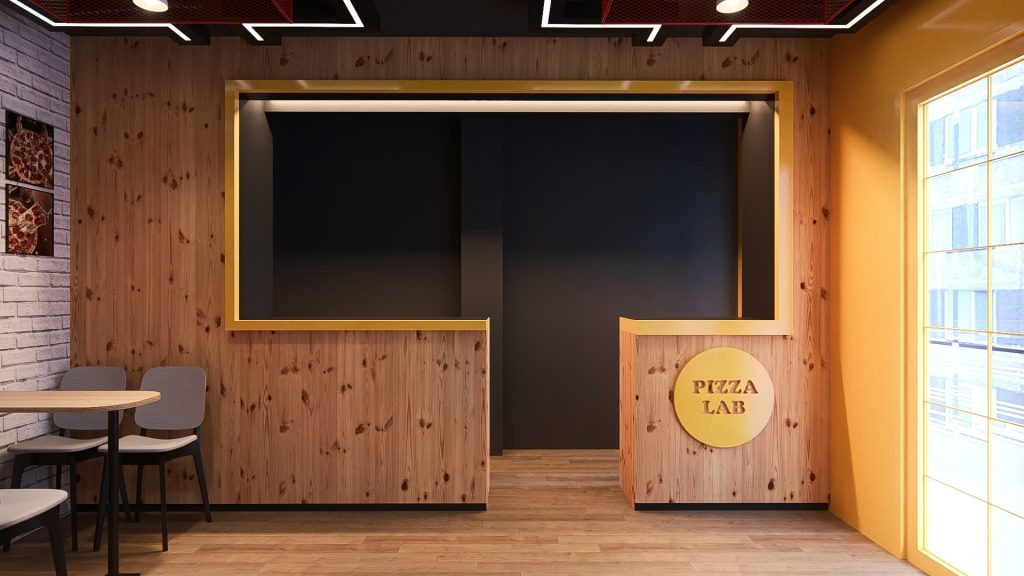 Pizza Lab Shop Interior, Subidbazar - 06