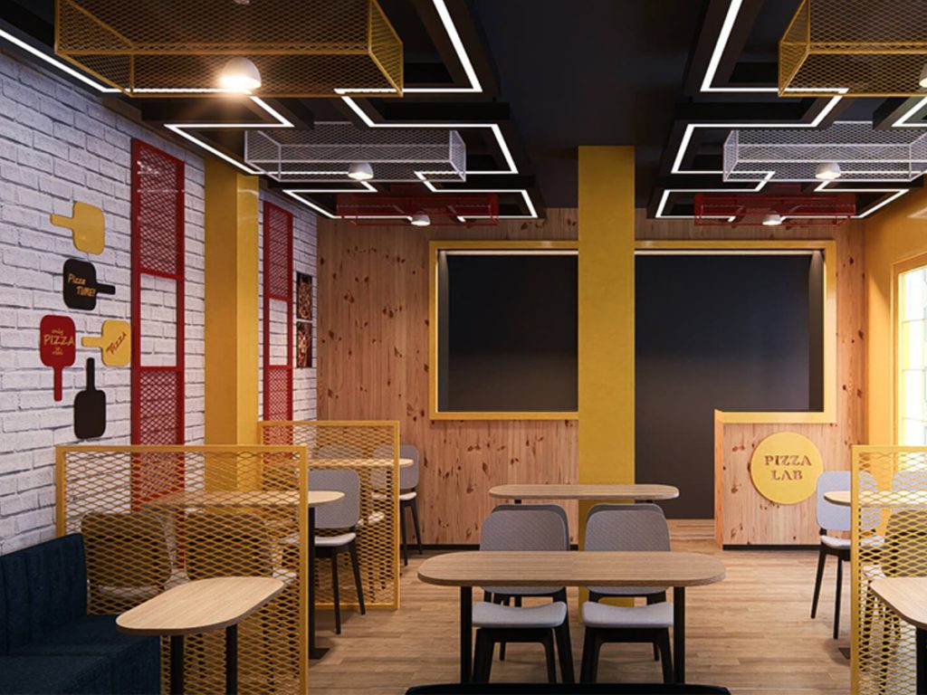 Pizza Lab Shop Interior, Subidbazar
