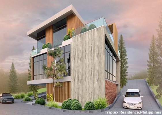 Triplex residence